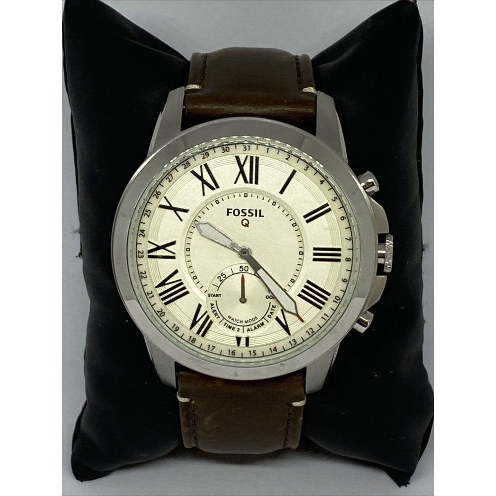 Fossil Grant FTW1118 Men's Brown Leather Analog Di